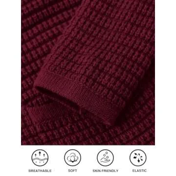 PRETTYGARDEN Women's Knit Cardigan Sweaters Fall Fashion Long Sleeve Open Front Button Down Trendy Casual Sweater Jacket (Wine Red,Small)