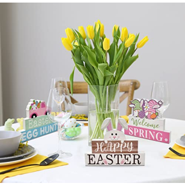 Charming Easter Wooden Table Decorations for Spring
