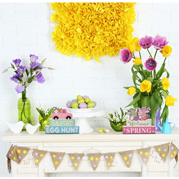Charming Easter Wooden Table Decorations for Spring