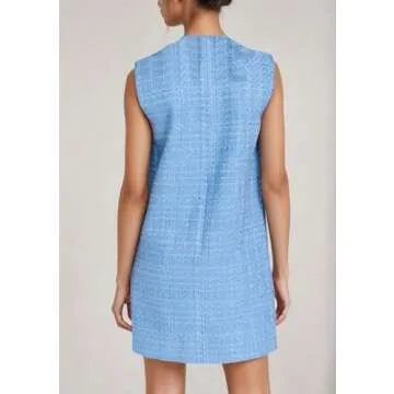 Kedera Women's Elegant Tweed Mini Dress for All Occasions