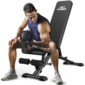 FLYBIRD Adjustable Strength Training Bench for Home