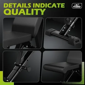 FLYBIRD Adjustable Strength Training Bench for Home
