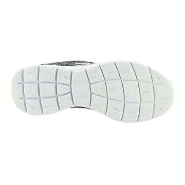 Skechers womens Summits-quick Getaway Sneaker, Black/Light Blue, 9 US