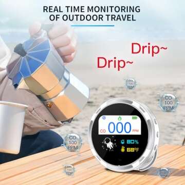 Portable CO Detector for Travel and Home Safety