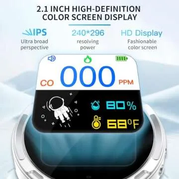 Portable CO Detector for Travel and Home Safety