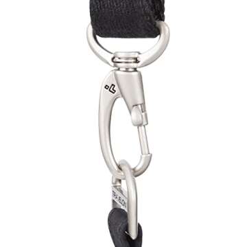 Travelon Anti-Theft Boho Insulated Water Bottle Tote, Black Solid