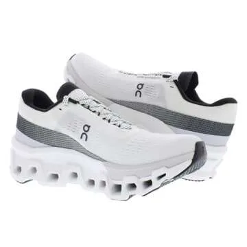 On Women's Cloudmonster 2 Sneakers (Undyed Frost, US Footwear Size System, Adult, Women, Numeric, Medium, 8)