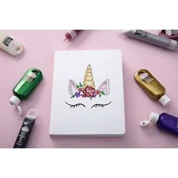 Tulip Dazzling Glitter Jewels Fabric Paint Set for Crafts