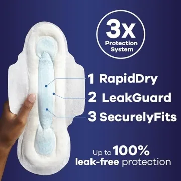 Always Maxi Overnight Pads with Wings for Ultimate Comfort