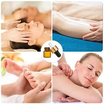 AUCHOIS 50pcs Mini Dropper Bottles for Travel & Samples