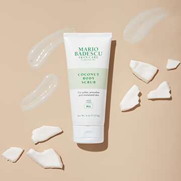 Mario Badescu Coconut Body Scrub with Niacinamide & Salicylic Acid