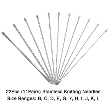 KOKNIT 22PCS Knitting Needle Set for All Craft Lovers