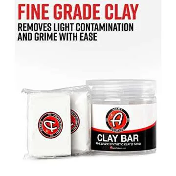 Adam's Polishes Fine Grade Clay Bar - Perfect for Car Detailing