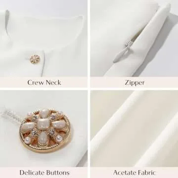 GOELIA 2025 Blazer Shorts Set for Women Dressy White Summer Sets Womens Sets 2 Piece Outfits Acetate Short Sleeve Blazer Jacket and Shorts Business Suit for Work Casual Easter Day