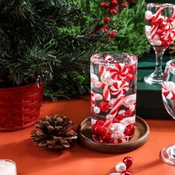 DomeStar Christmas Vase Fillers for Holiday Decor