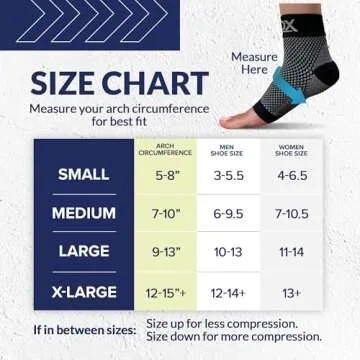 SB SOX Compression Socks for Plantar Fasciitis Relief - Ankle Compression Sleeve for Heel Spurs, Foot Swelling & Fatigue - Arch Support Brace for Everyday Use