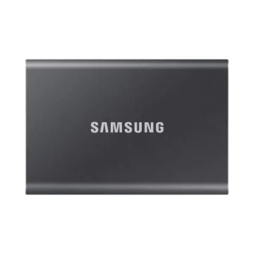 Samsung T7 Portable SSD 2TB - High-Speed Durable Storage in Titanium Grey