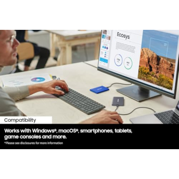 Samsung T7 2TB Portable SSD USB 3.2 Gen.2 External Storage