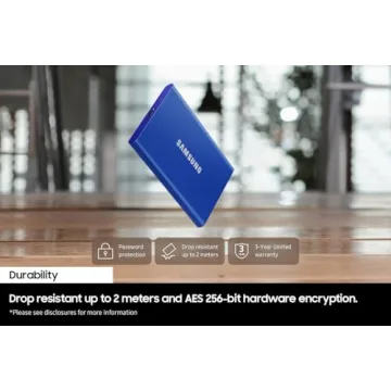 Samsung T7 2TB Portable SSD USB 3.2 Gen.2 External Storage