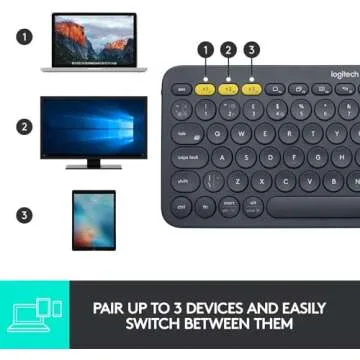 Logitech K380 Bluetooth Keyboard for Multiple Devices