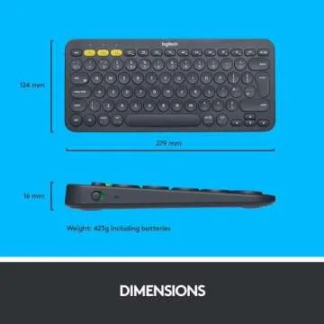 Logitech K380 Bluetooth Keyboard for Multiple Devices