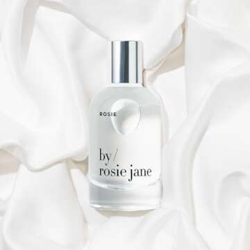By Rosie Jane Eau De Parfum Spray (Rosie) - Clean Fragrance for Women - Essential Oil Mist with Notes of Sheer Musk, Vanilla, Sweet Rose - Paraben Free, Vegan, Cruelty Free, Phthalate Free (50ml)