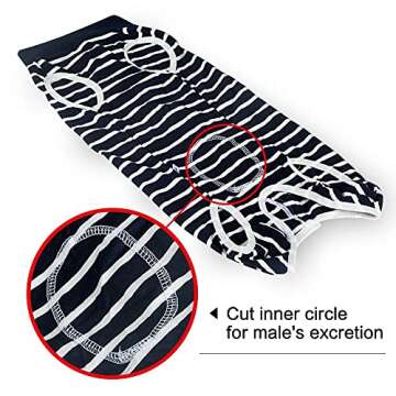 Dog Recovery Suit Abdominal Wound Vest for Post-Surgery Comfort