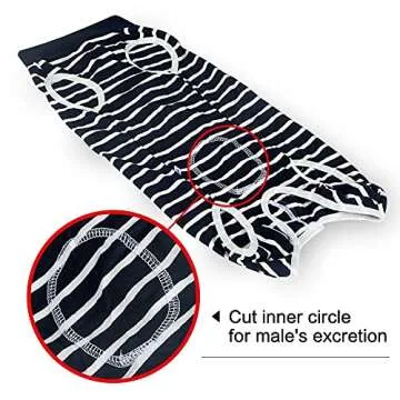Dog Recovery Suit Abdominal Wound Vest for Post-Surgery Comfort