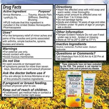 Arnica Montana Pain Relief (Arnica Gel 4.1oz)