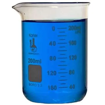 Karter Scientific 200ml Borosilicate Beaker - Durable & Accurate