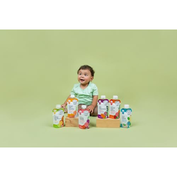 Serenity Kids Baby Food Pouches - Organic & Nutritious 18 Pack