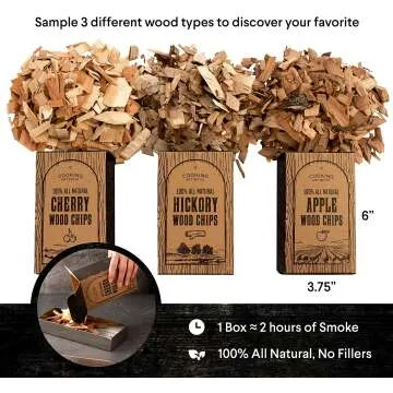 Wood Smoked Grill Set for Flavorful BBQ Cooking