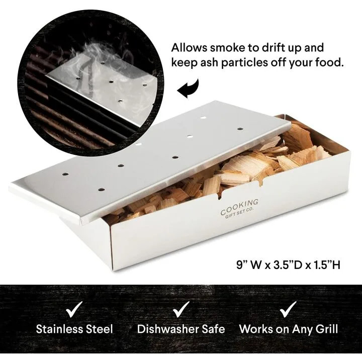 Wood Smoked Grill Set for Flavorful BBQ Cooking