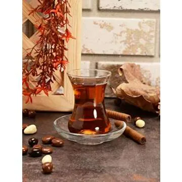 Pasabahce Premium Glass Set for Elegant Tea Drinking