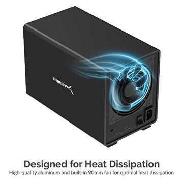 SABRENT 5 Bay USB 3.2 Docking Station for 3.5" Drives