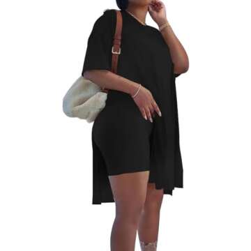 AXOSY Plus Size 2 Piece Outfits for Women - Stylish & Comfy