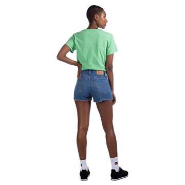 Levi's Women's High Rise Shorts , -Sapphire dust, 26 (US 2)