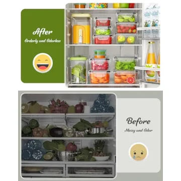 40-Piece Food Storage Set with Lids for Kitchen Use