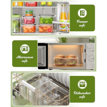 40-Piece Food Storage Set with Lids for Kitchen Use