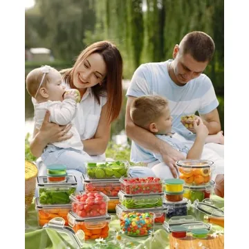 40-Piece Food Storage Set with Lids for Kitchen Use