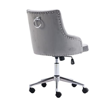 Freemax Velvet Desk Chair Stylish Comfortable Office Chair