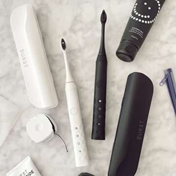 Burst Original Sonic Toothbrush Travel Case, White (case only)