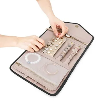 BAGSMART Travel Jewelry Organizer - Compact & Stylish