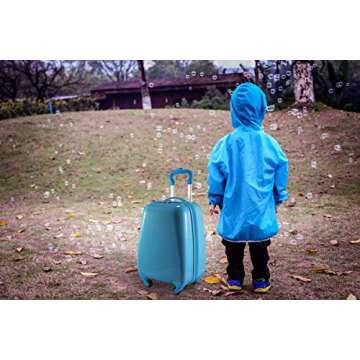 Hauptstadtkoffer Kid's Children's Luggage, Cyanblau, 16'/one pcs