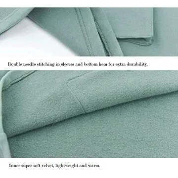 LNYSOTX Frog Hoodie Zipper Mouth for Women and Teen Girls