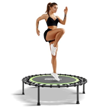 ONETWOFIT Rebounder Mini Trampoline for Home Workouts