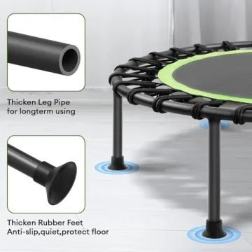 ONETWOFIT Rebounder Mini Trampoline for Home Workouts