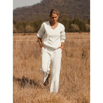 Explore MEROKEETY Comfortable Women's Two Piece Lounge Set