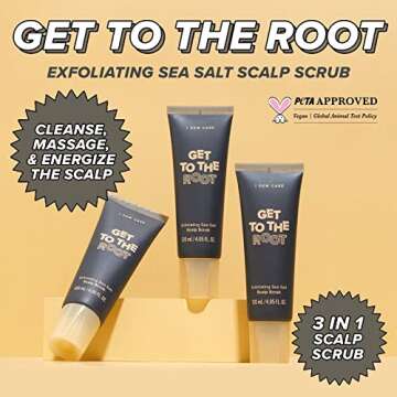 I Dew Care Scalp Scrub - Get To The Root | Sea Salt Deep Exfoliator, Hair Cleanser, without Parabens...