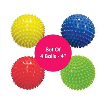 Edushape Sensory Balls for Baby - 4” Solid Color Baby Balls That Help Enhance Gross Motor Skills f...